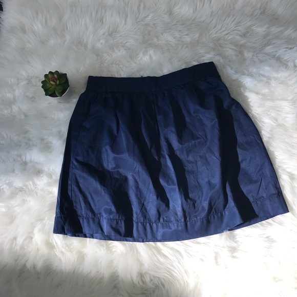 ASOS Stradivarius Navy Blue Mini Skirt-XS - Picture 4 of 8